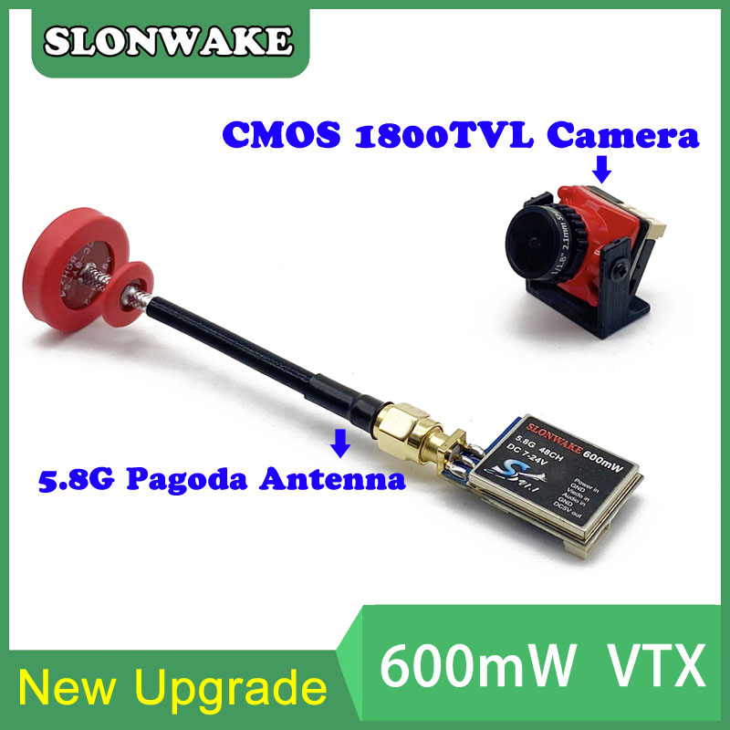 5.8G 48CH 600mW adjustable VTX - đánh giá và giá Drone Camera