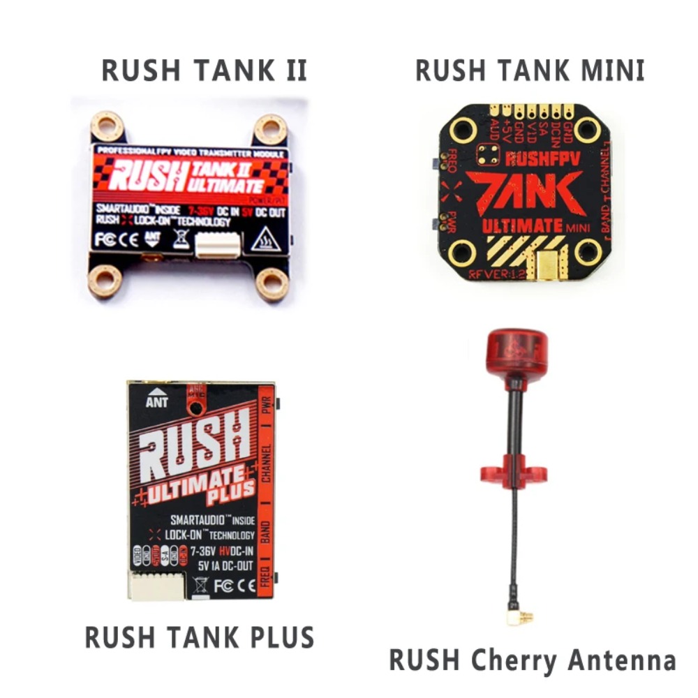 RUSH TANK Ultimate II/Mini/PLU - đánh giá và giá Drone Receiver